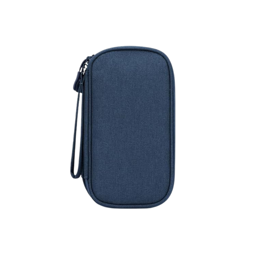 Water-Resistant Double Layer Travel Pouch for Cable Organization