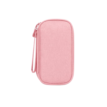 Water-Resistant Double Layer Travel Pouch for Cable Organization