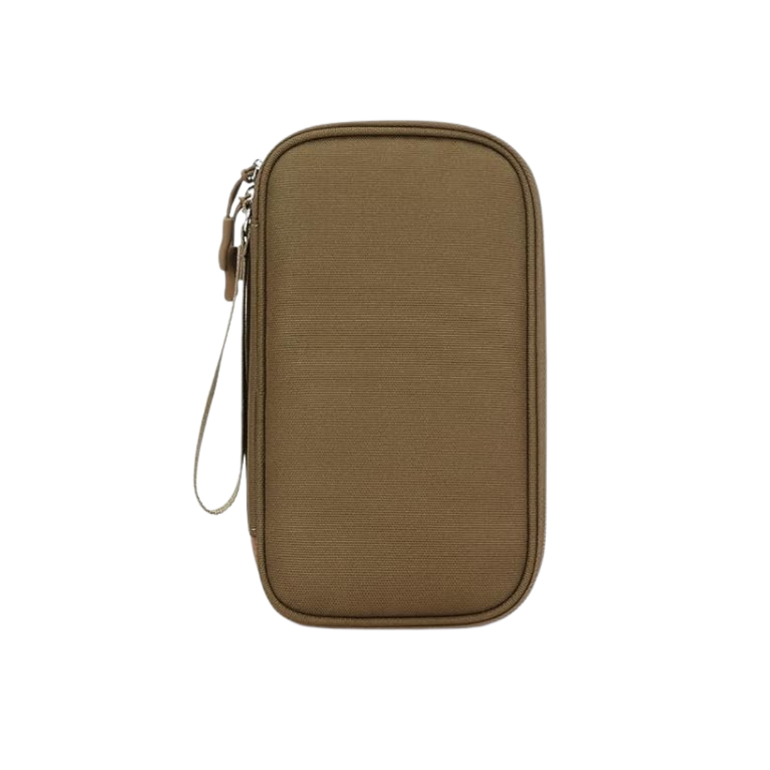 Water-Resistant Double Layer Travel Pouch for Cable Organization