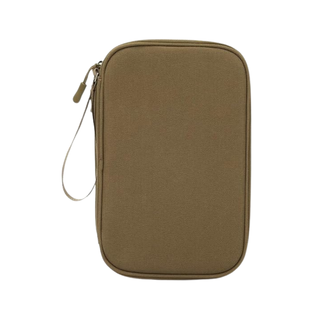 Water-Resistant Double Layer Travel Pouch for Cable Organization
