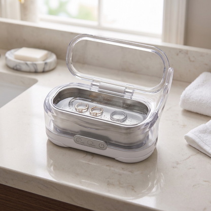 Stainless Steel Jewelry Cleaner with Ultrasonic Technology 48KHz