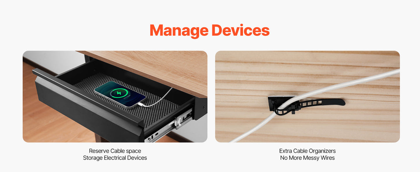 Slide-Out Drawer for Under-Desk Storage