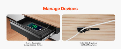 Slide-Out Drawer for Under-Desk Storage