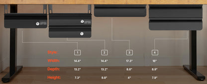 Slide-Out Drawer for Under-Desk Storage