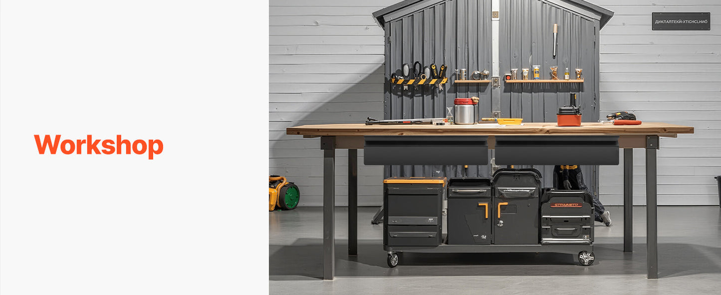 Slide-Out Drawer for Under-Desk Storage