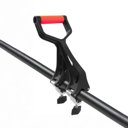 Clamp-On Handle Extension for Shovels and Garden Tools