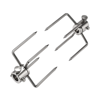 Replacement Set of 4-Prong Rotisserie Meat Forks, 2-Pack