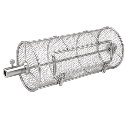Stainless Steel Rotisserie Basket for Gas Grills – Universal Fit