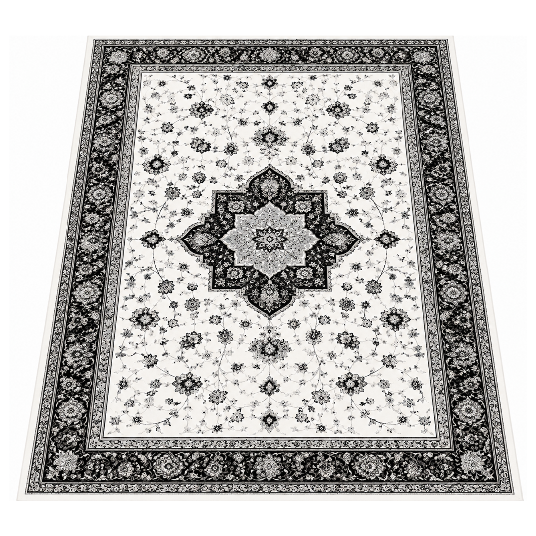 Soft Surface Area Rug 8 x 10 ft with Washable TPR Backing