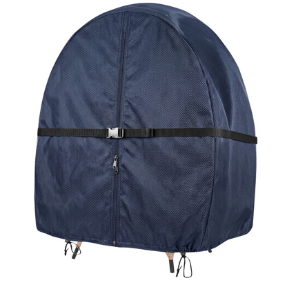 Zippered and Buckled Waterproof Cover for Double Egg Chair