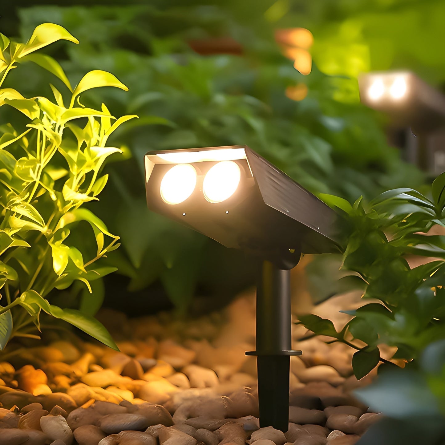 Versatile Solar-Powered Garden Spotlight for Outdoor Lighting