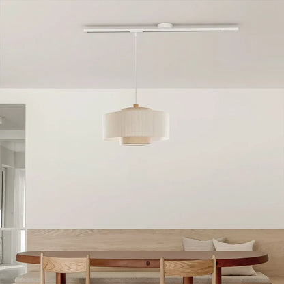 Versatile Ceiling Track Light System with Adjustable Pendant Mount