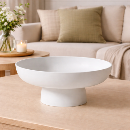 Charming Elevated Ceramic Bowl for Fruit and Snacks