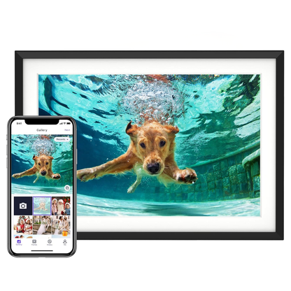 Digital Photo Frame with WiFi, IPS Touch Screen, 32GB App Sharing