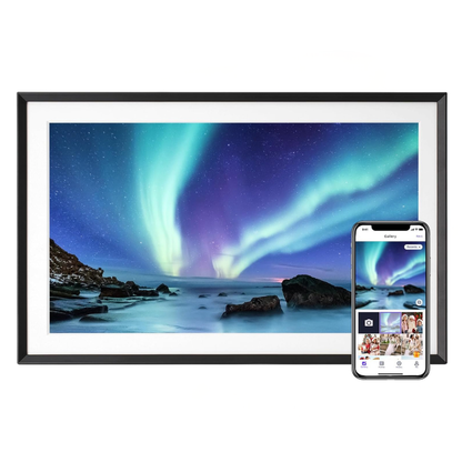 Digital Photo Frame with WiFi, IPS Touch Screen, 32GB App Sharing