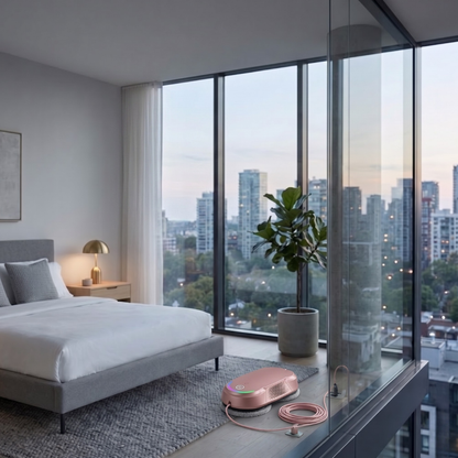 Robot Window Cleaner with Adaptive Suction and Dual Spray Feature