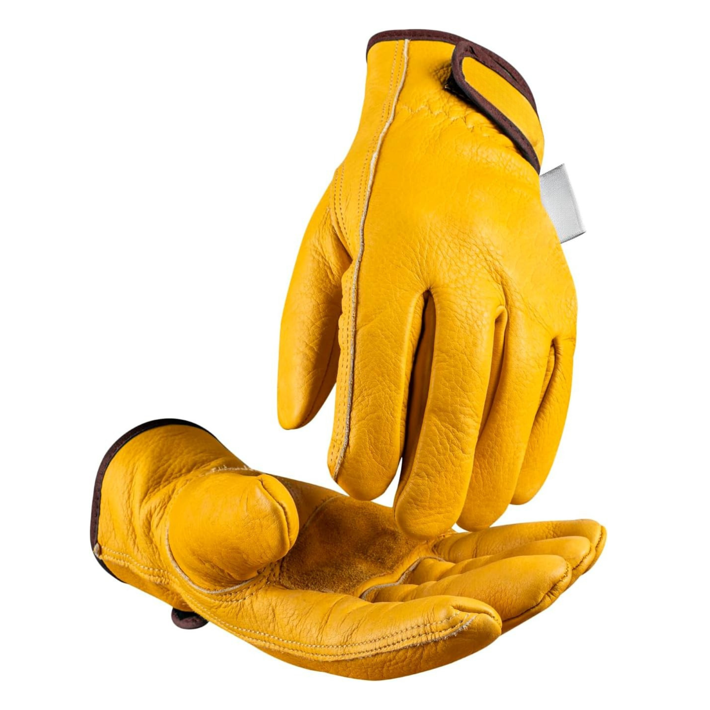 Insulated Lining Winter Work Gloves in Full Grain Cowhide Leather