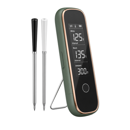 Bluetooth Meat Thermometer with Dual Probes and App Connectivity