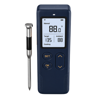 Bluetooth Meat Thermometer with WiFi Display Base Unit - Wireless