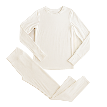 Thermal Base Layer Set for Women - Fleece Lined Shirt and Leggings