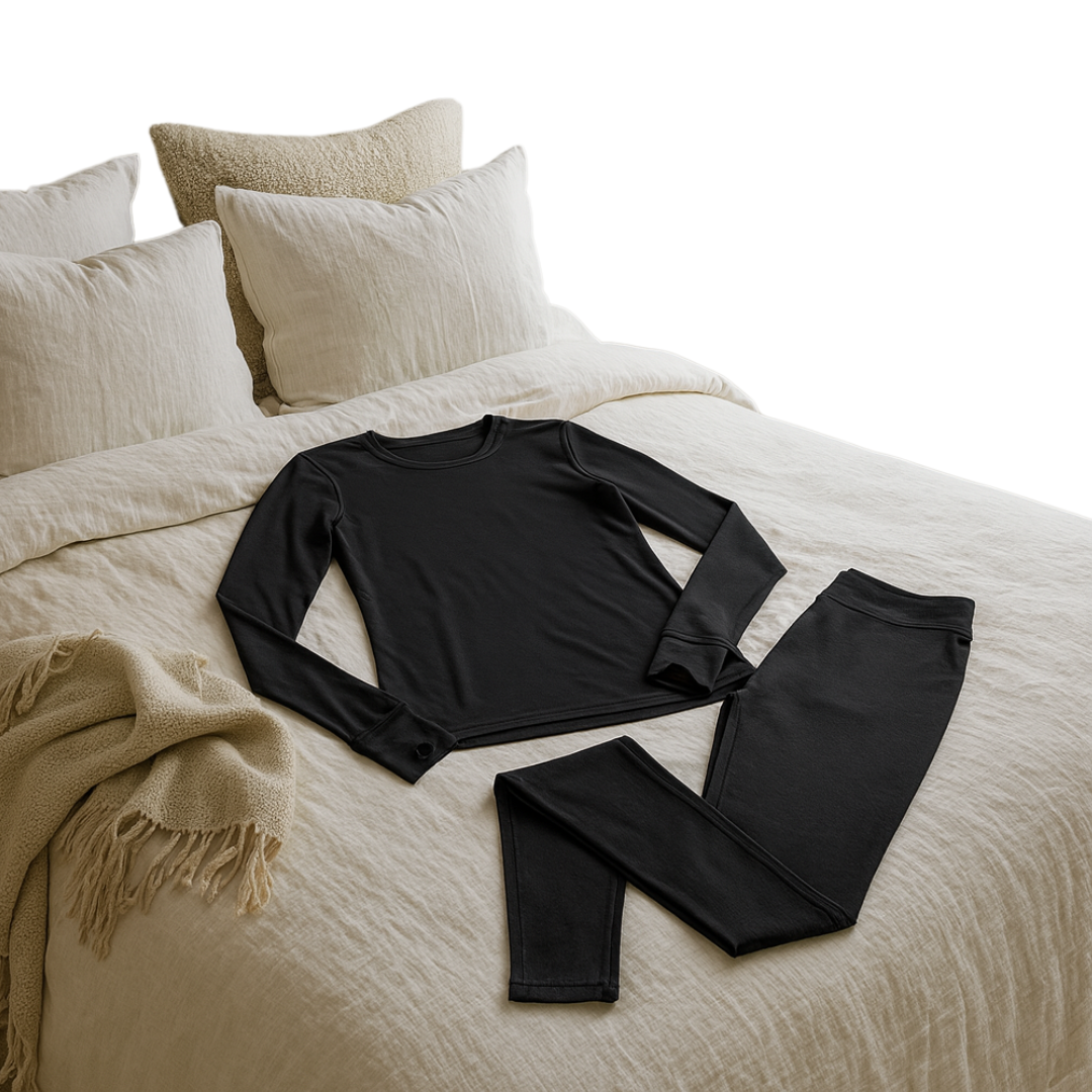 Thermal Base Layer Set for Women - Fleece Lined Shirt and Leggings