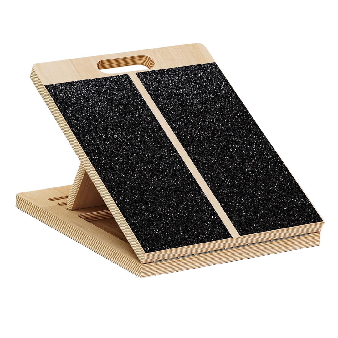 Calf Stretching and Squat Mobility Training Wooden Incline Board