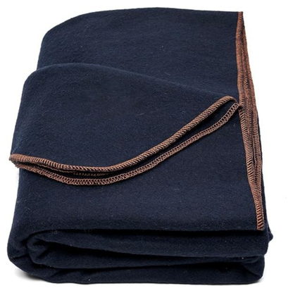 Camping and Travel Blanket – 64x88 Inch Wool Blend for Gear Kits