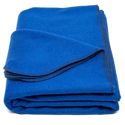Camping and Travel Blanket – 64x88 Inch Wool Blend for Gear Kits